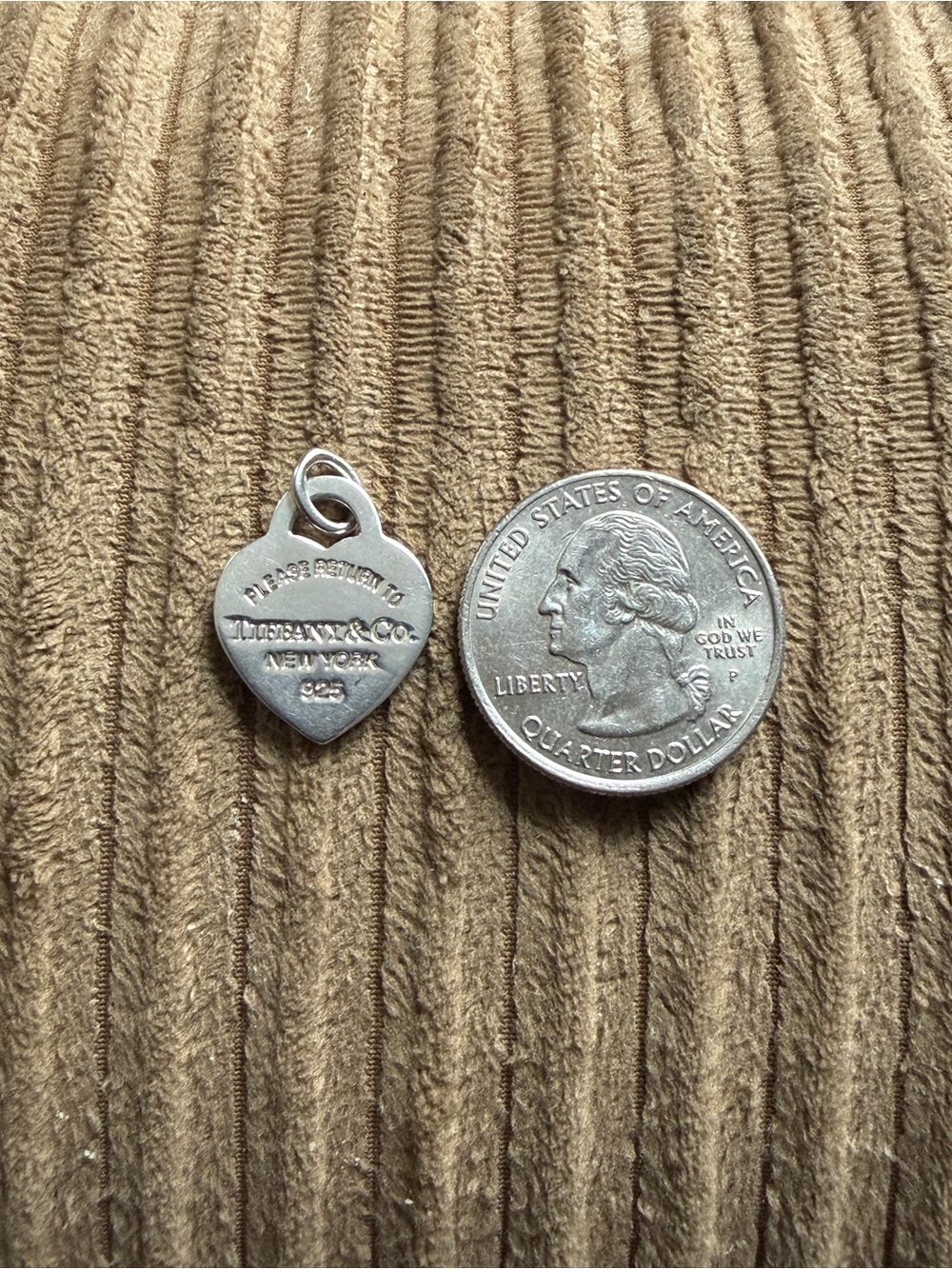 Tiffany & Co. Sterling Silver Heart Tag Pendant - Picture 3 of 4